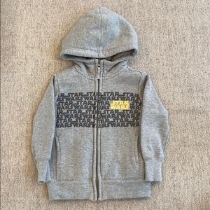 Star Wars Uniqlo Fleece Lined Hoodie 3-4t